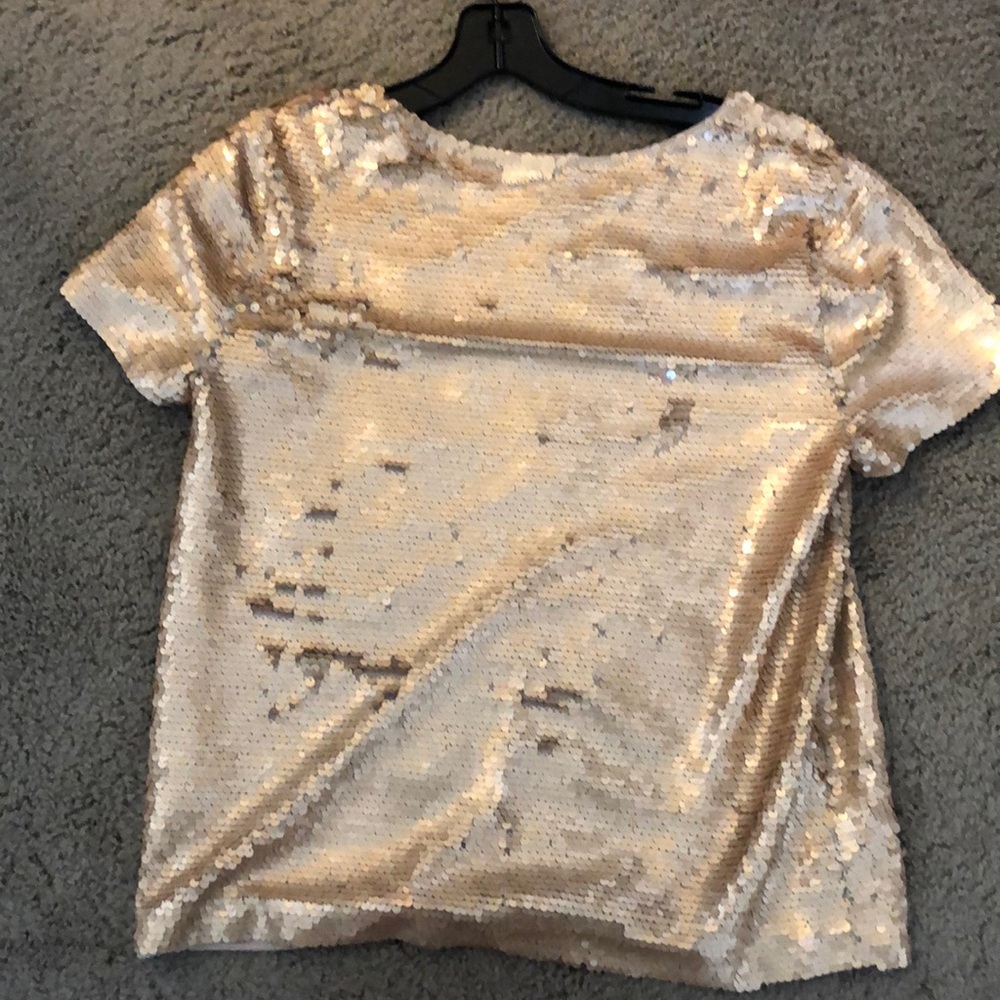 Gold Sequin Top